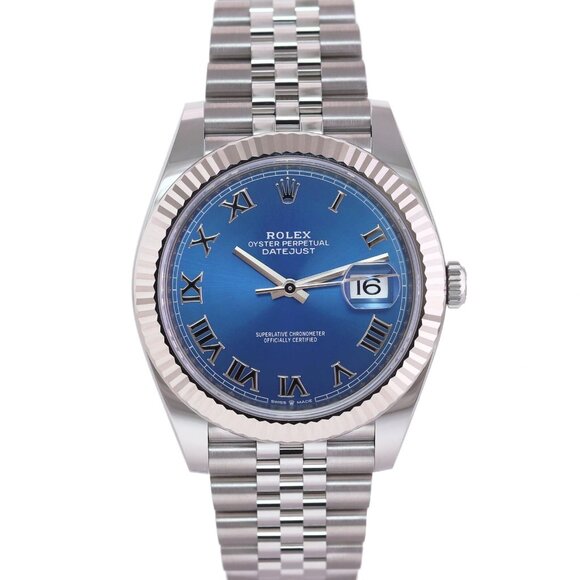 New 2023 Mens Blue Rolex 41mm Dial With Box + hang tag - Picture 2 of 10